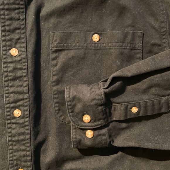 PENMANS, Long Sleeve Work Shirt, Heavy 100% Cotton, NEVER WORN, Men's Medium - Picture 3 of 4